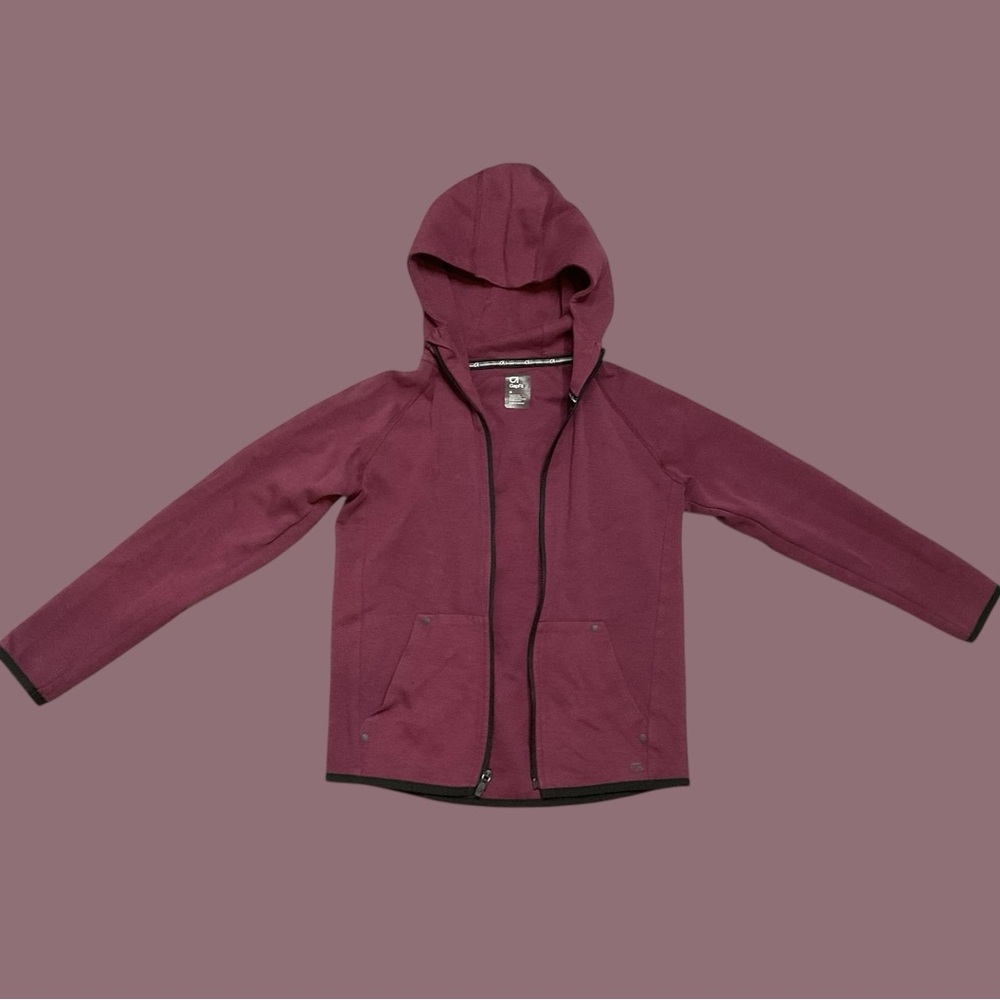 GAP Maroon Zip-Up Hoodie Sweatshirt Casual Style